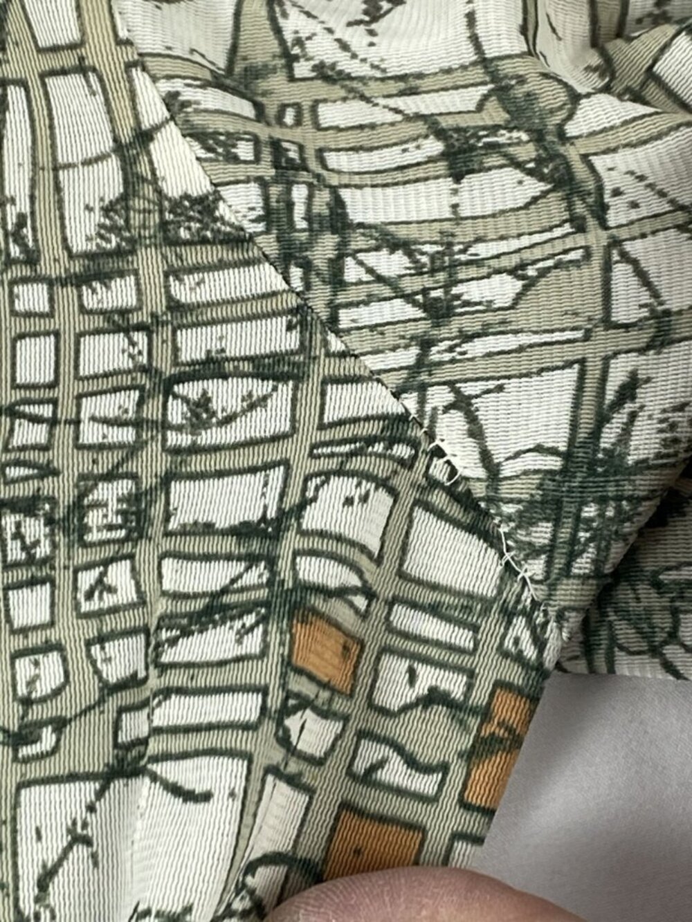 VGT 70's Sears King of the Road Abstract Print Long Sleeve Button-Up Shirt Disco - Picture 12 of 16